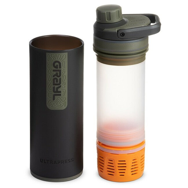 Grayl UltraPress bottiglia con filtro - Camp Black, nero-verde