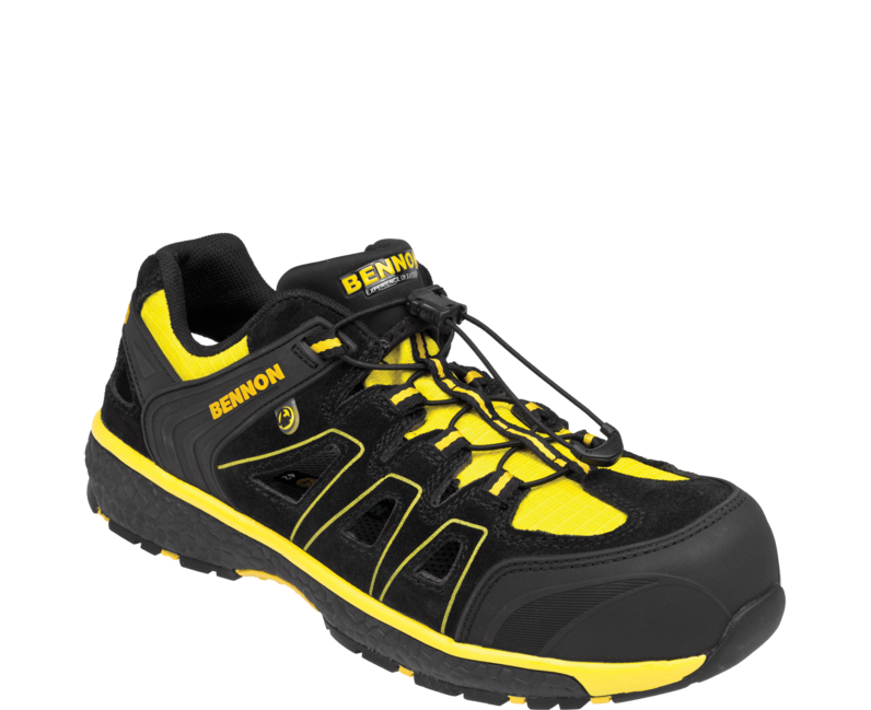 BENNON Bombis sandali da lavoro S1 ESD NM, giallo