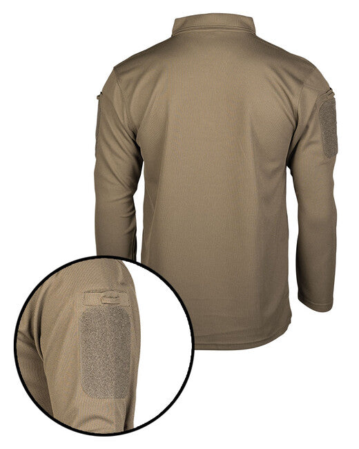 Mil-Tec Polo Tactical a maniche lunghe, oliva