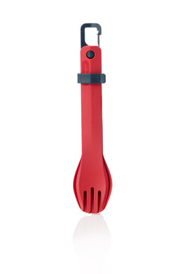 Humangear GoBites BIO posate k/f/s, rosso
