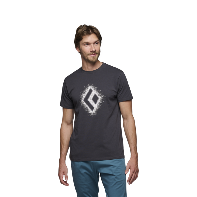 Black Diamond Chalked Up 2.0 maglietta a maniche corte da uomo, antracite