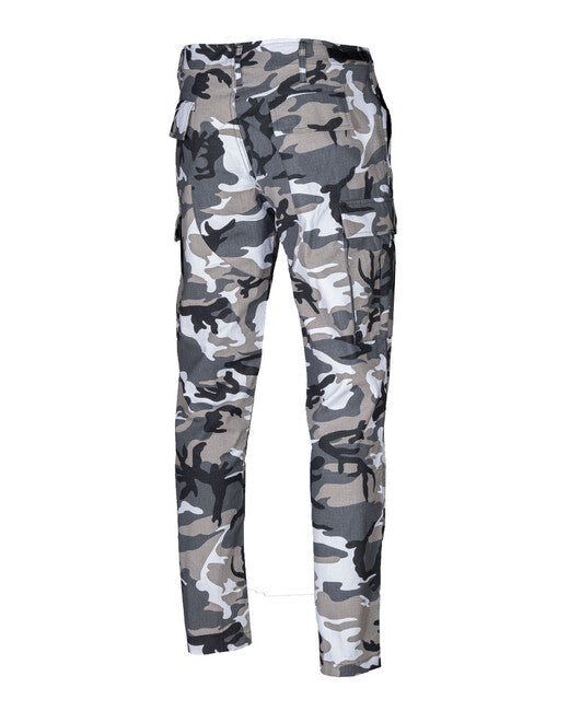Mil-Tec Pantaloni US BDU slim fit Campo rip-stop urbano