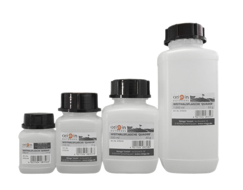 Origin Outdoors Cuboid bottiglia a bocca larga 1000 ml diametro del collo 50 mm