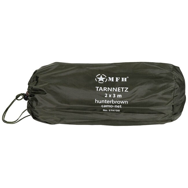 MFH Rete mimetica 2 x 3 m, bifacciale, marrone cacciatore / verde OD