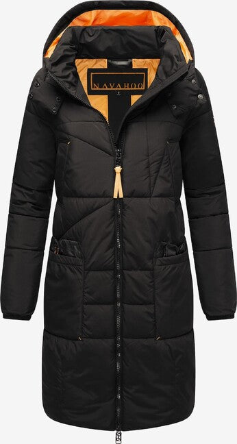 Navahoo Bliblablubb giacca invernale da donna con cappuccio, nera