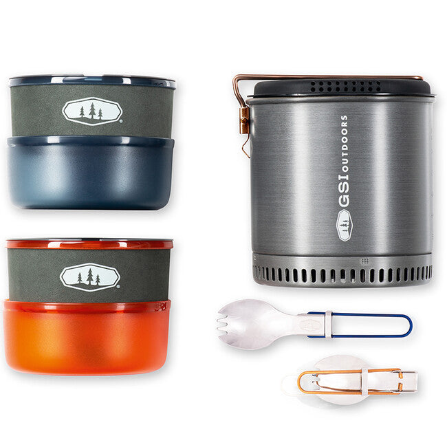 GSI Outdoors Halulite Dualist HS set di pentole per 2 persone 1,8 l