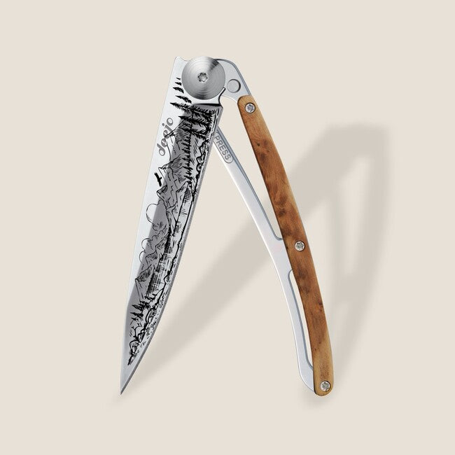 Deejo Tattoo Mountain coltello di chiusura