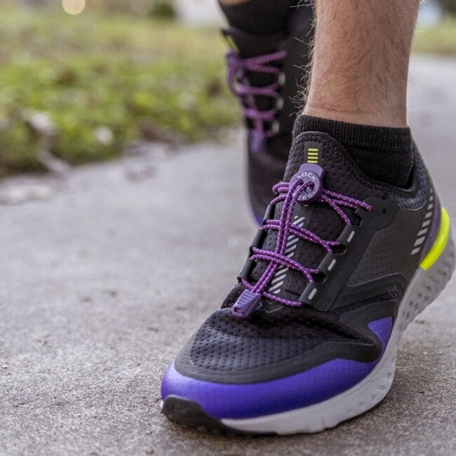 Lock Laces lacci per scarpe, viola