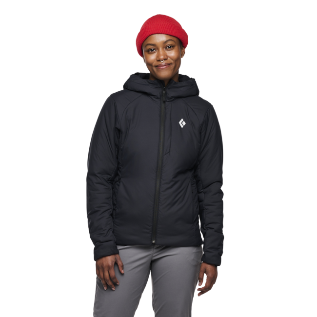 Black Diamond First Light Stretch felpa da donna, nera