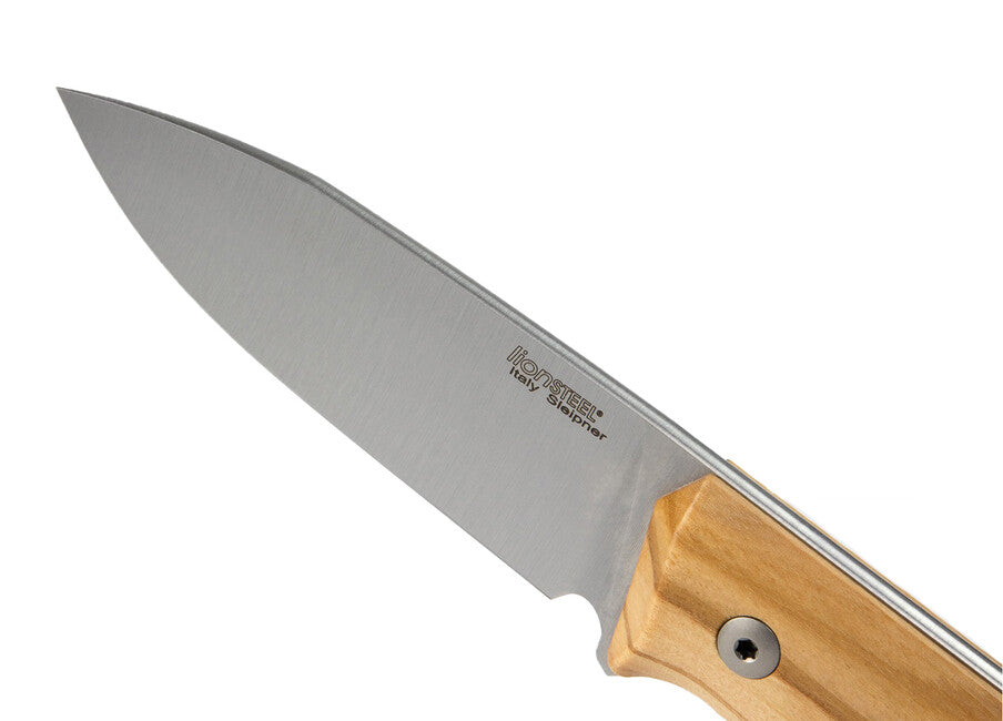 Lionsteel Coltello tipo bushcraft a lama fissa in acciaio Sleipner B35 UL