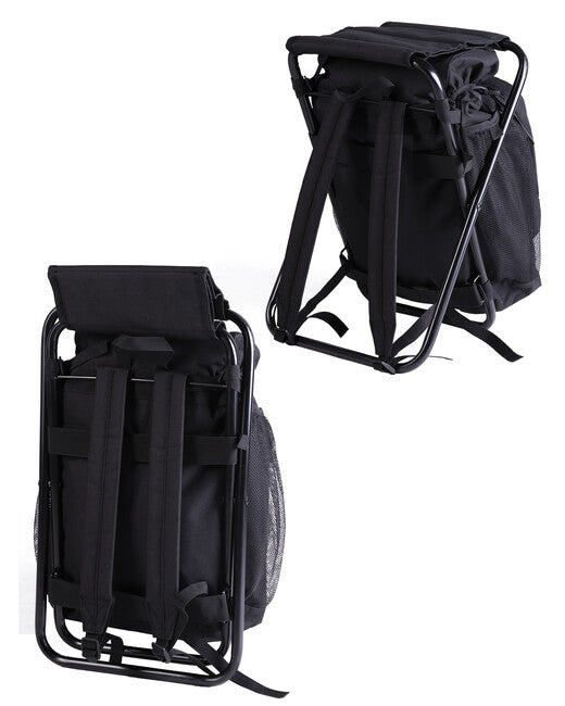 Mil-Tec zaino con sedia, nero
