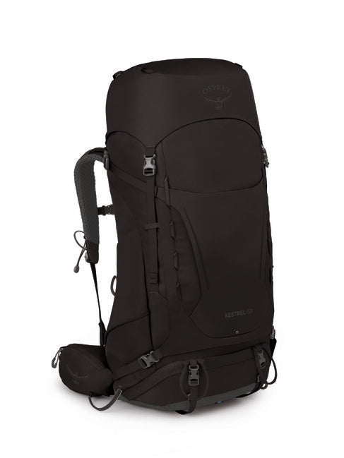 Osprey Kestrel 58 zaino da trekking, nero