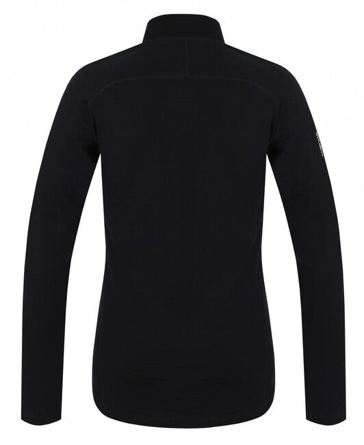 Husky Merow Zip maglia termica da donna con zip, nera