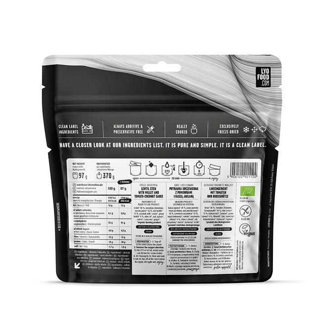LYOfood Lenticchie DAL 370g