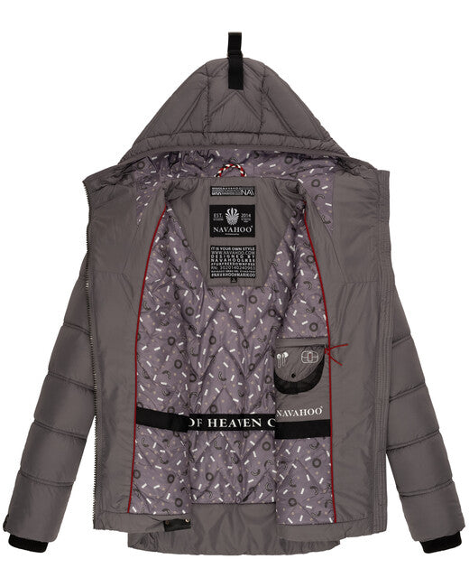 Navahoo Renesmee giacca transitoria da donna, grigio scuro