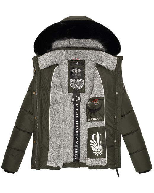 Marikoo LOVELEEN giacca invernale da donna, oliva