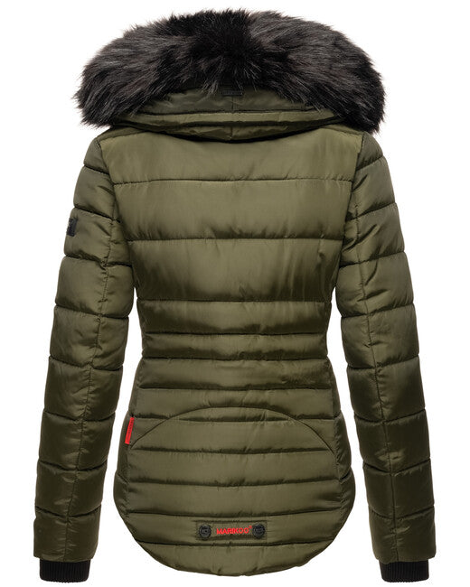Marikoo LOTUSBLUTE women's winter jacket, olive