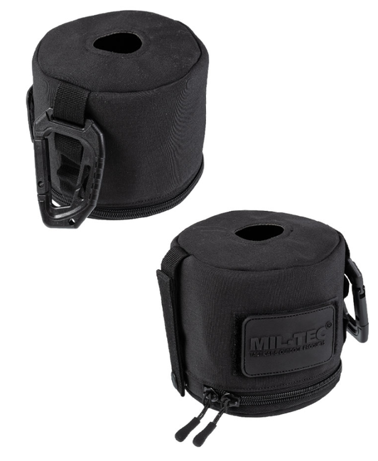 Mil-Tec Distributore di fazzoletti, nero