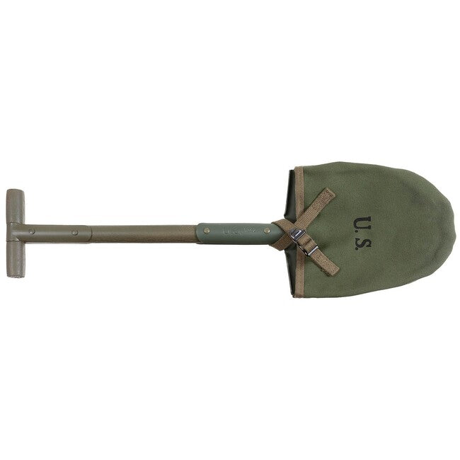 MFH Picchetto americano a T, M10, verde OD, con custodia in tela