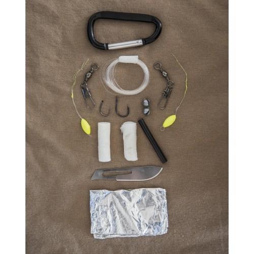 Mil-Tec Paracord kit di sopravvivenza piccolo, nero