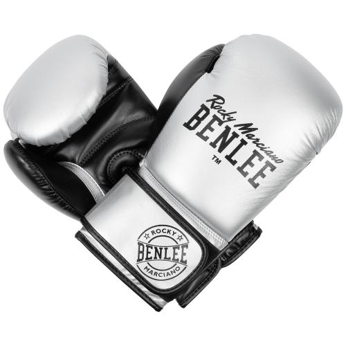 BENLEE Carlos guanti da boxe, argento e neri