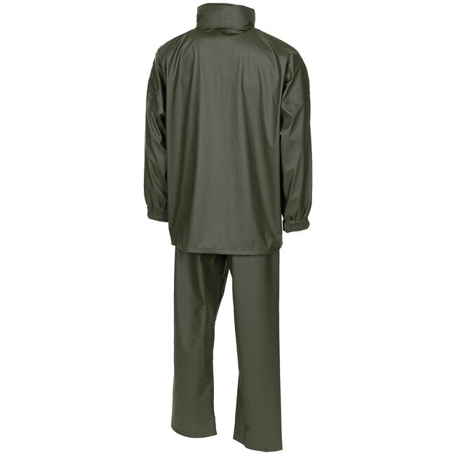 MFH Premium Rain Suit, 2-Piece, OD Green