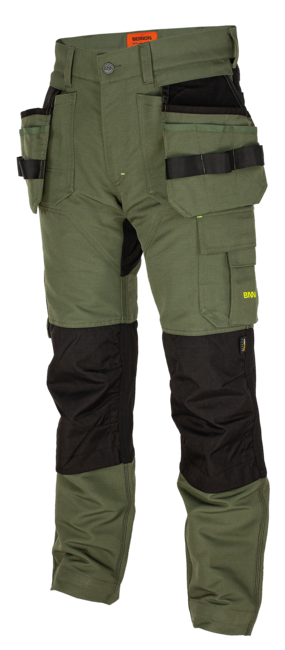 BENNON Erebos pantaloni da lavoro, verde/nero