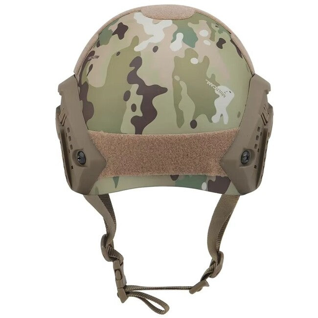 DRAGOWA Tactical Fast MH casco tattico con occhiali Charger, digital woodland (senza certificazione)