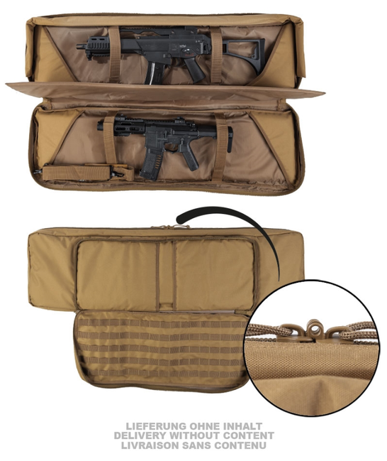 Mil-Tec Fondina combinata per pistola lunga e corta, Coyote