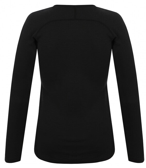 Husky Mertee maglia termica da donna a maniche lunghe, nera