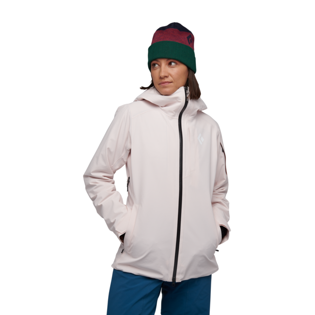 Black Diamond Recon Insulated Shell giacca impermeabile da donna, rosa ghiaccio