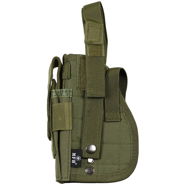 MFH Fondina per pistola destra, verde OD