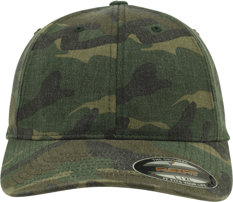 Brandit Flexfit Garment Camo berretto con effetto lavato, woodland