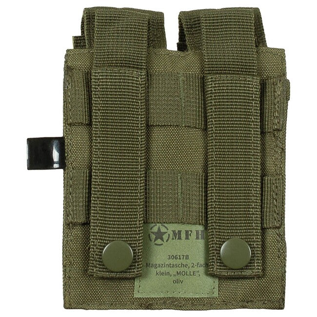 MFH Fondina doppia MOLLE, verde OD