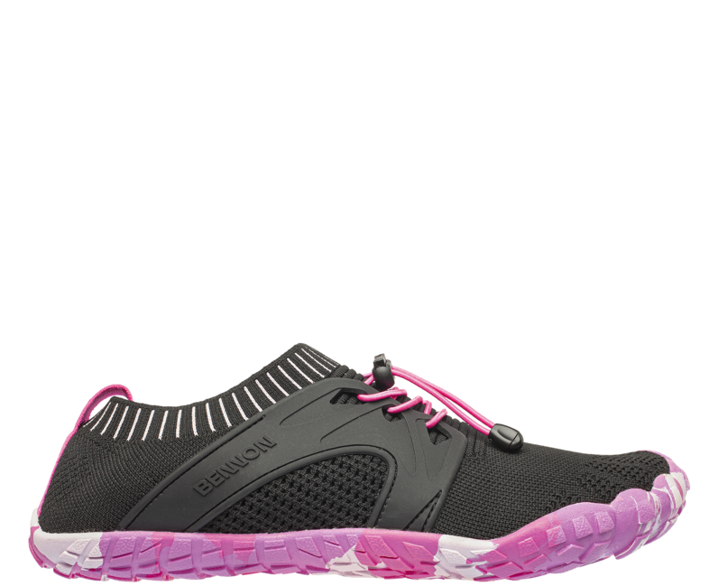 BENNON Bosky scarpe a piedi nudi, nero/rosa