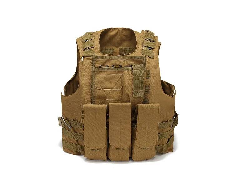 DRAGOWA Tactical Gilet militare per impieghi gravosi, nero multicam