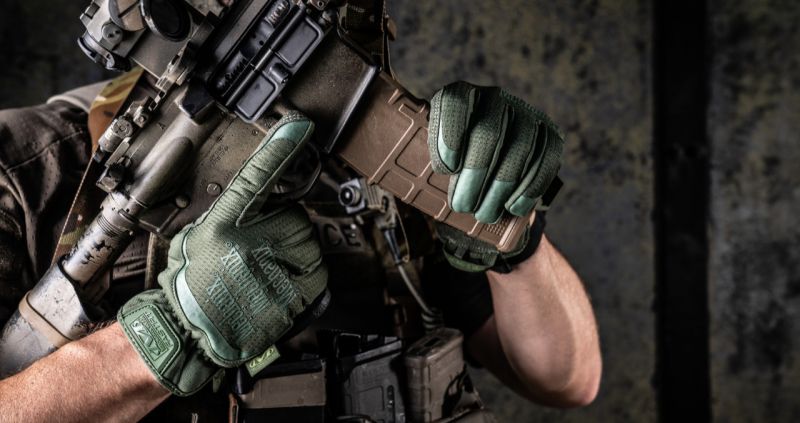 Mechanix FastFit guanti antistatici, oliva
