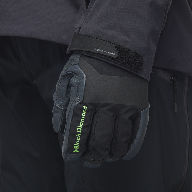 Black Diamond Terminator guanti in pelle, neri