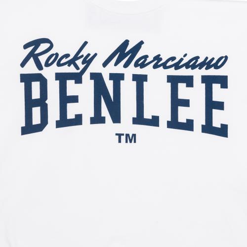 BENLEE Logo maglietta da uomo, bianco