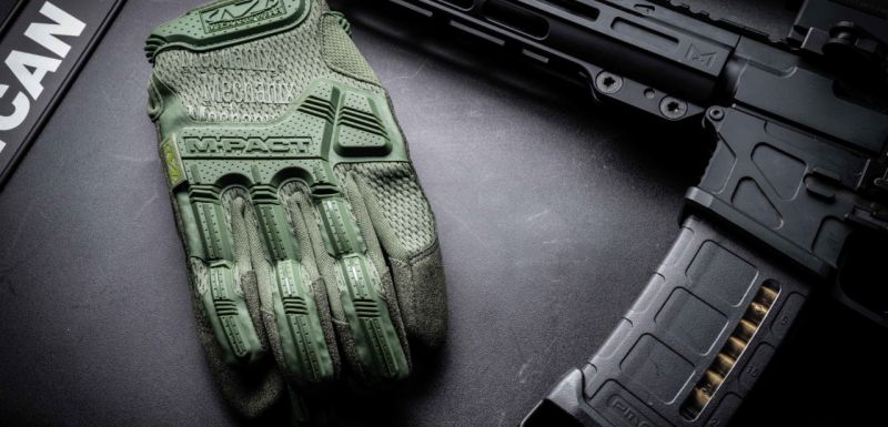 Mechanix M-Pact guanti antiurto, oliva