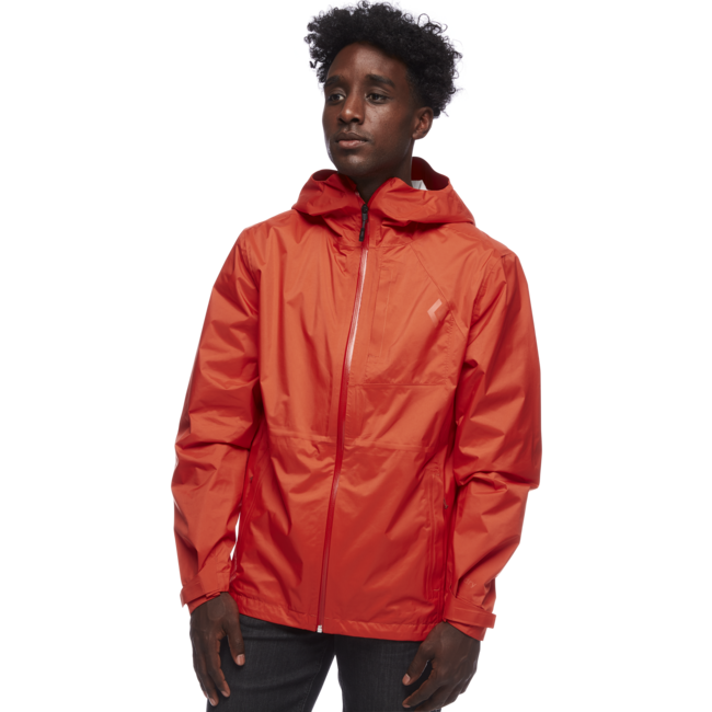Black Diamond Treeline Rain Shell giacca impermeabile da uomo, ottanio