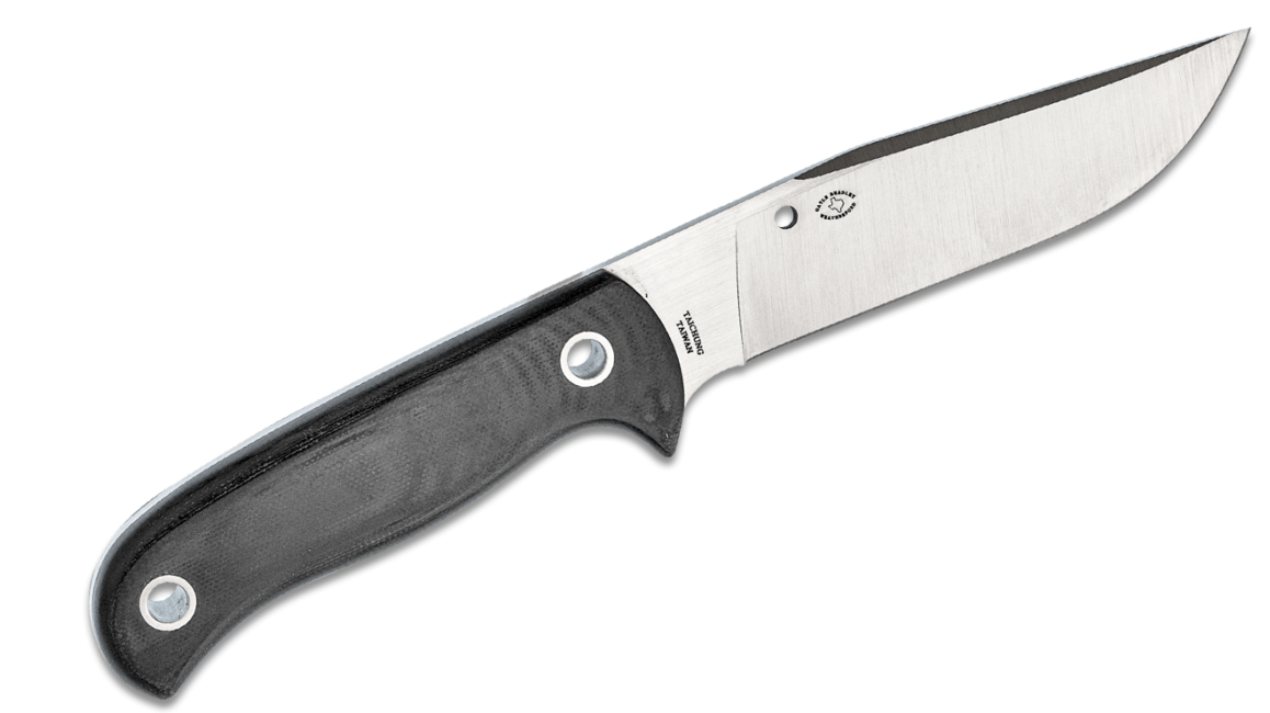 Spyderco Bradley Bowie coltello a lama fissa 13 cm, nero