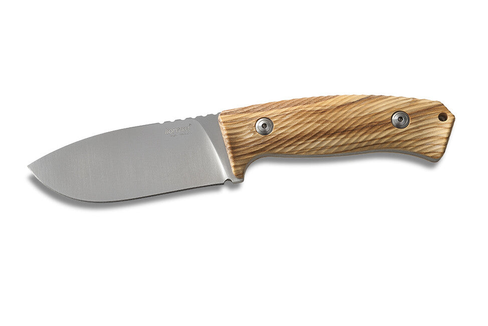 Lionsteel M3 UL pugnale da caccia con manico in legno d'ulivo