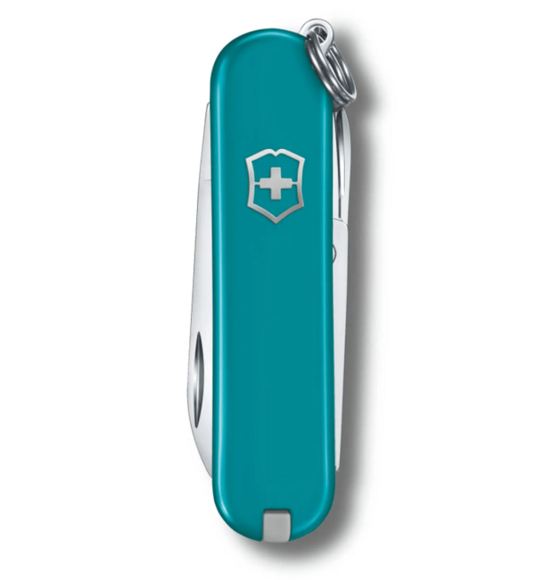 Victorinox Classic SD Colors coltello multifunzione, turchese, 7 funzioni, blister