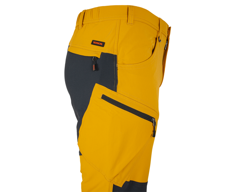 BENNON Fobos pantaloni da lavoro e outdoor, ocra/grigio