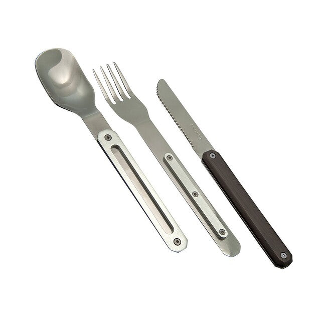 Akinod A01M00004 set di posate 12h34, legno di ebano