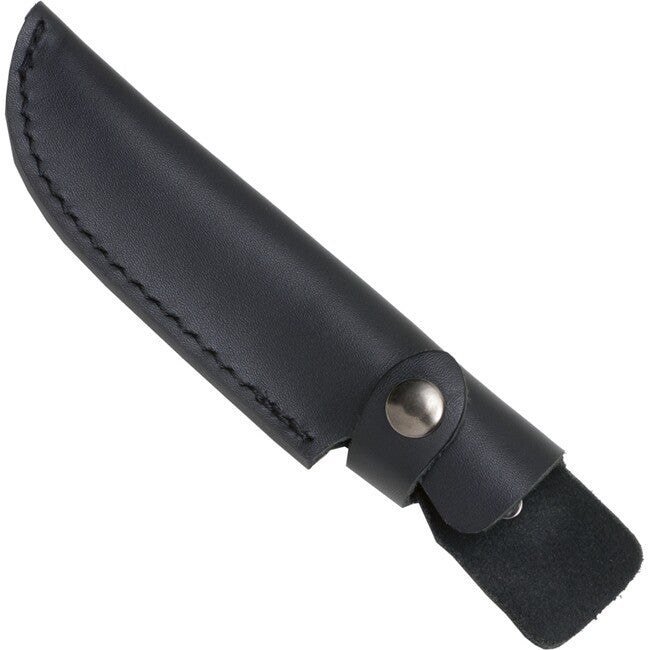 Haller Holzgriff Lederscheide coltello a lama fissa