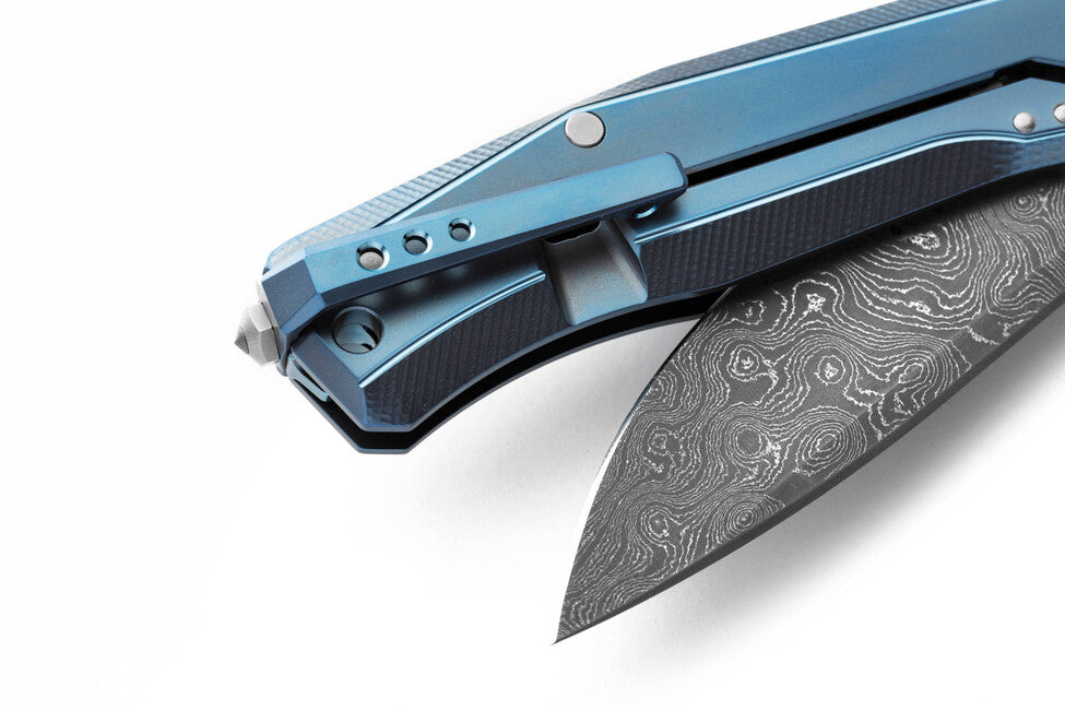 Lionsteel Myto MT01D coltello di lusso con manico in titanio massiccio, bl