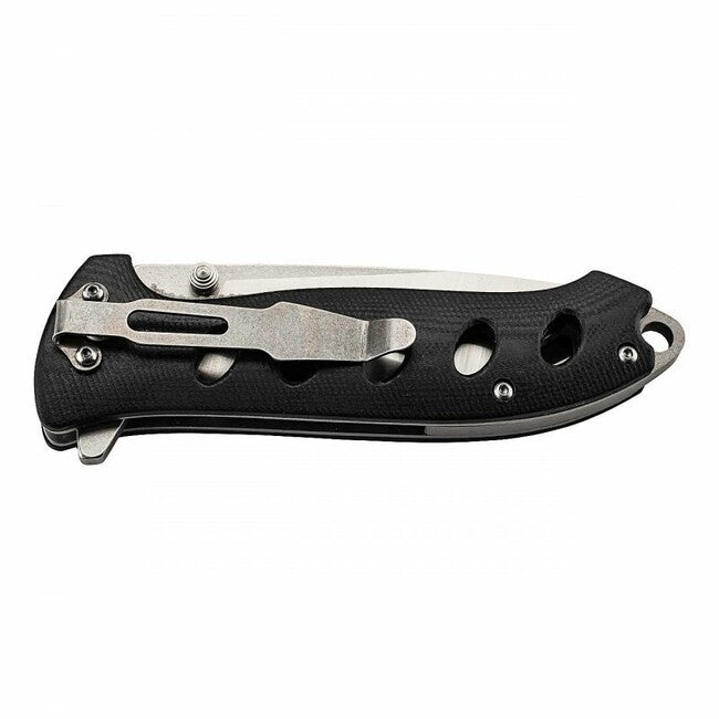 Herbertz Einhandmesser coltello a una mano 8,7 cm, nero, g10