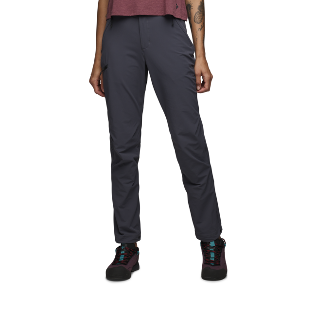Black Diamond Pantaloni alpini da donna, carbonio